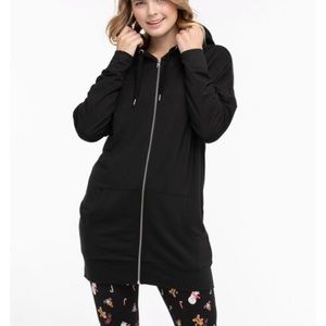 NWT Ricki’s Tunic Zip-Up Hoodie